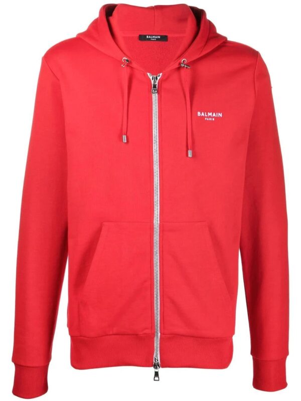 Balmain  logo-lettering hoodie