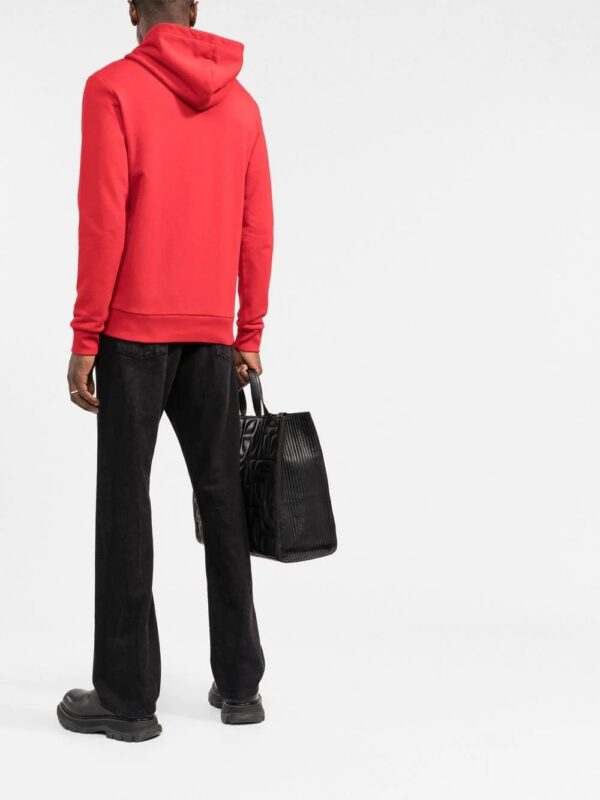 Balmain  logo-lettering hoodie - Image 4