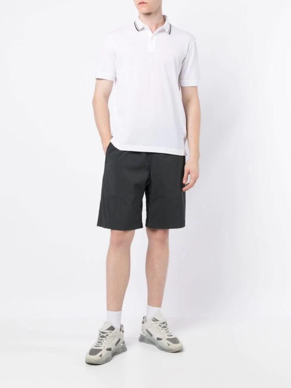BOSS  embossed-logo cotton polo shirt - Image 2