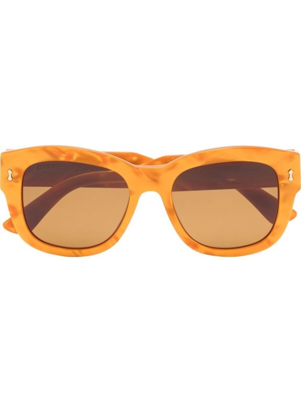 Gucci Eyewear rectangle-frame branded sunglasses