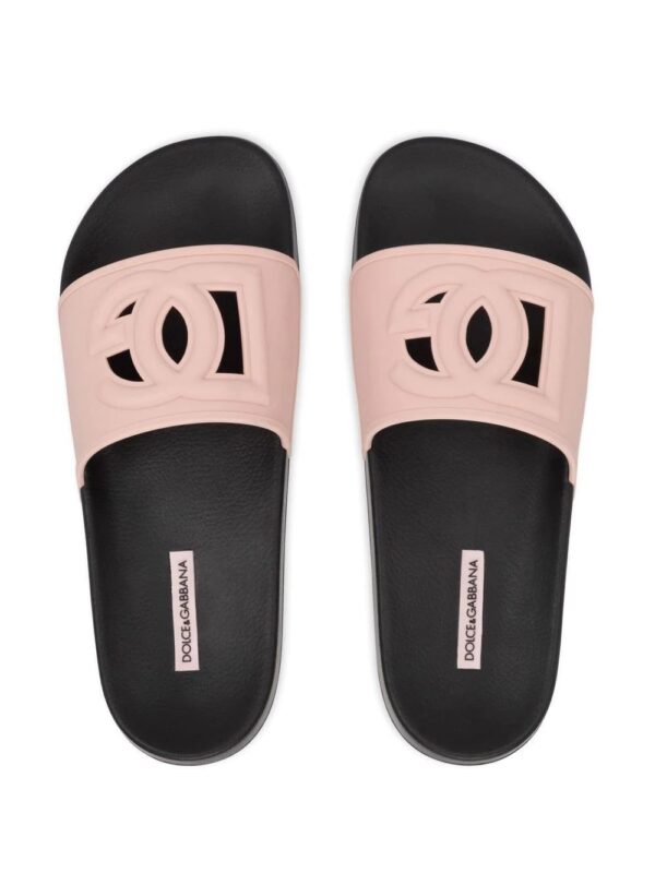 Dolce & Gabbana  DG cut-out logo slides - Image 4