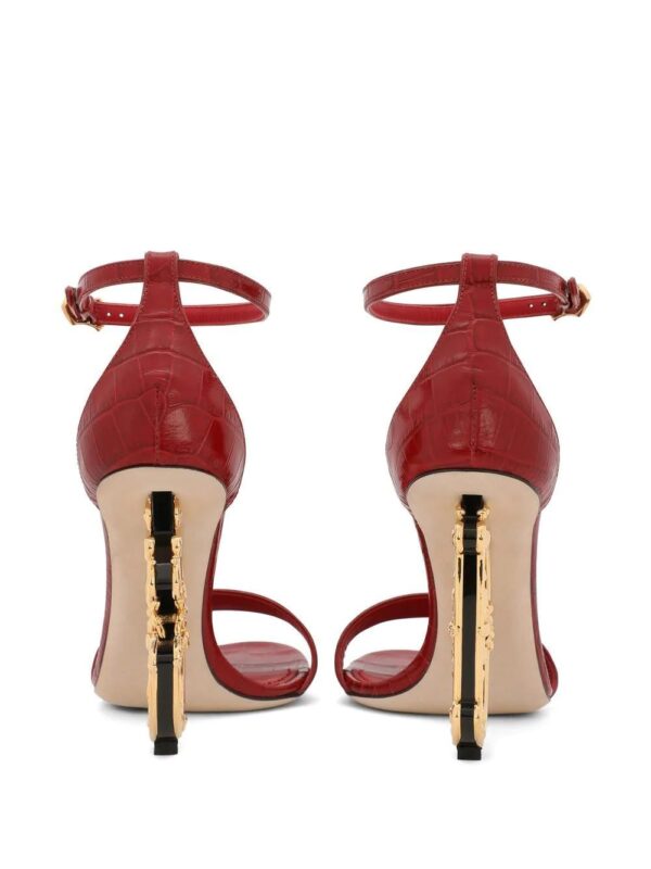 Dolce & Gabbana  DG barocco-heel sandals - Image 3