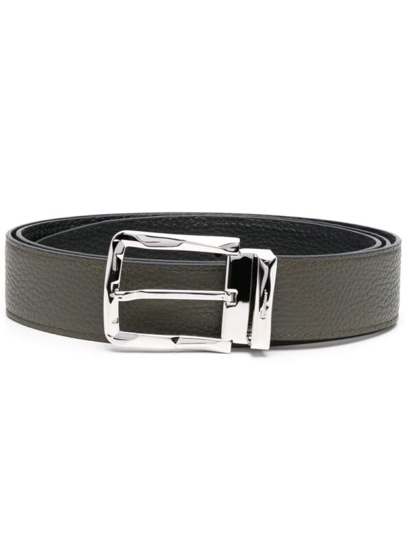 Ferragamo engraved-logo leather belt