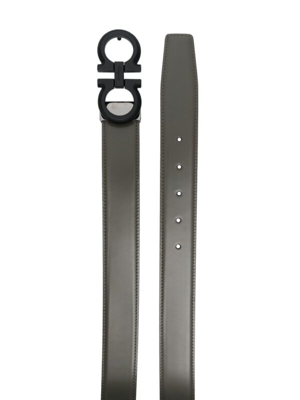 Ferragamo logo-buckle leather belt - Image 2