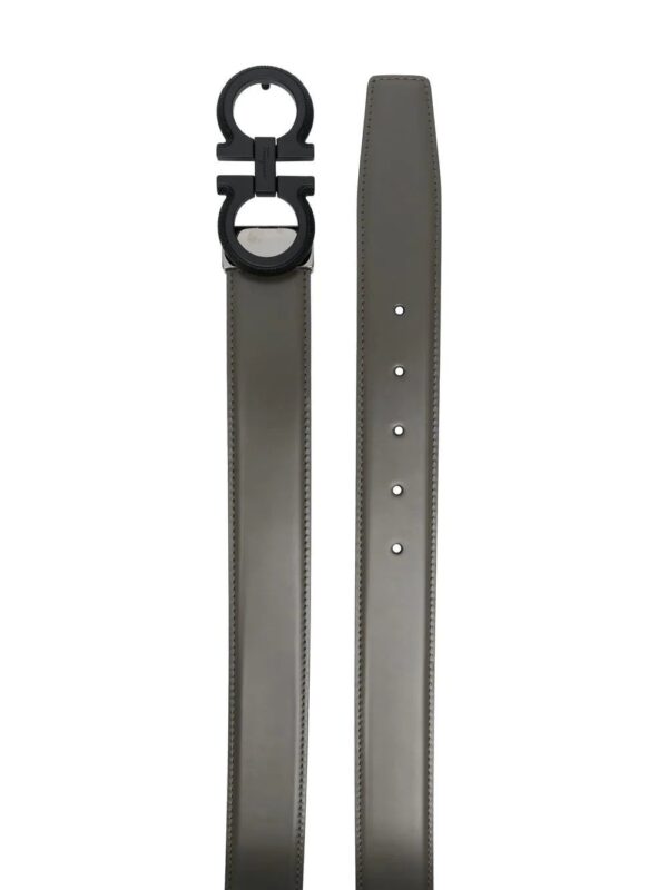 Ferragamo logo-buckle leather belt - Image 2