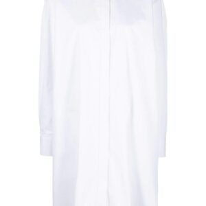 Alexander McQueen  pleated poplin shirtdress