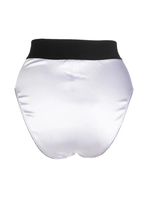 Dolce & Gabbana  logo-waistband satin briefs - Image 2