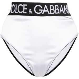 Dolce & Gabbana  logo-waistband satin briefs