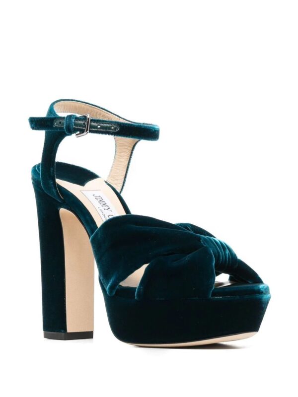 Jimmy choo  Heloise velvet sandals - Image 2