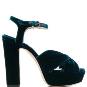 Jimmy choo  Heloise velvet sandals