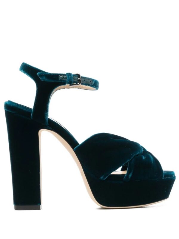 Jimmy choo  Heloise velvet sandals