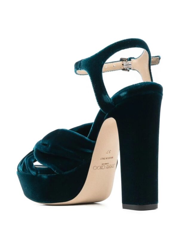 Jimmy choo  Heloise velvet sandals - Image 3