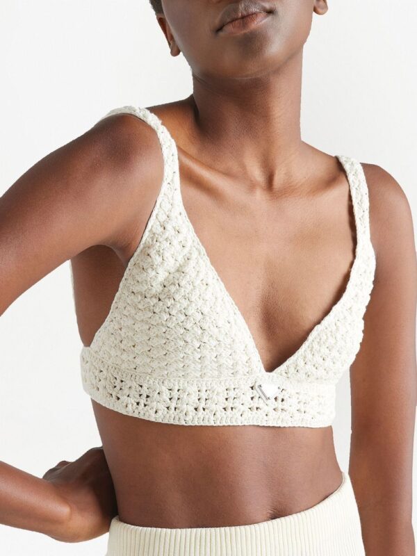 Prada  crochet cropped top - Image 4