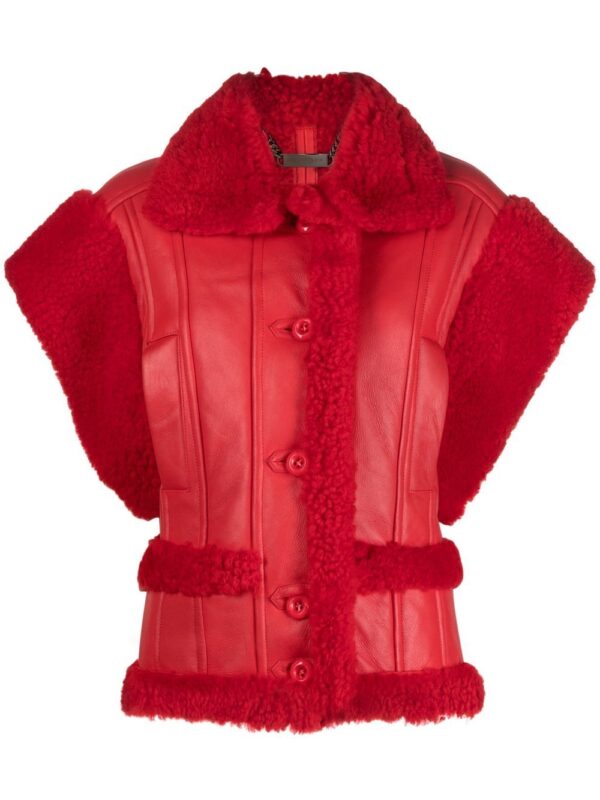 Philipp Plein  Gothic Plein buttoned shearling vest