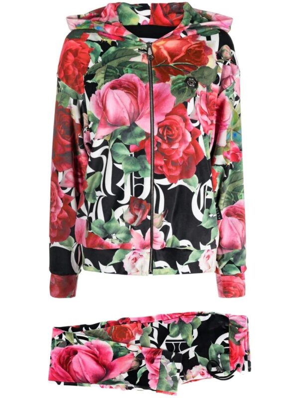 Philipp Plein  floral-print tracksuit set