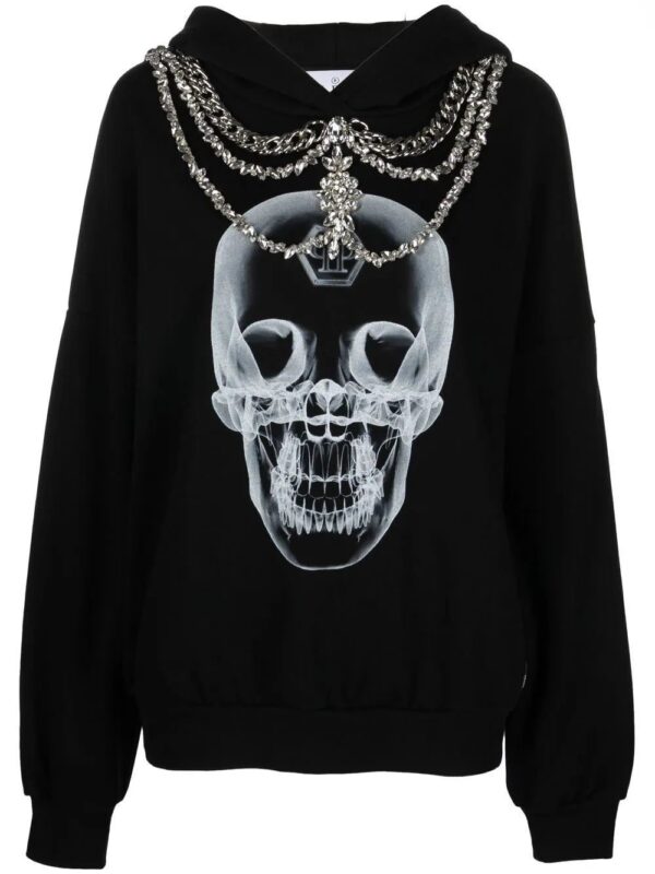 Philipp Plein  X-Ray crystal-embellished hoodie