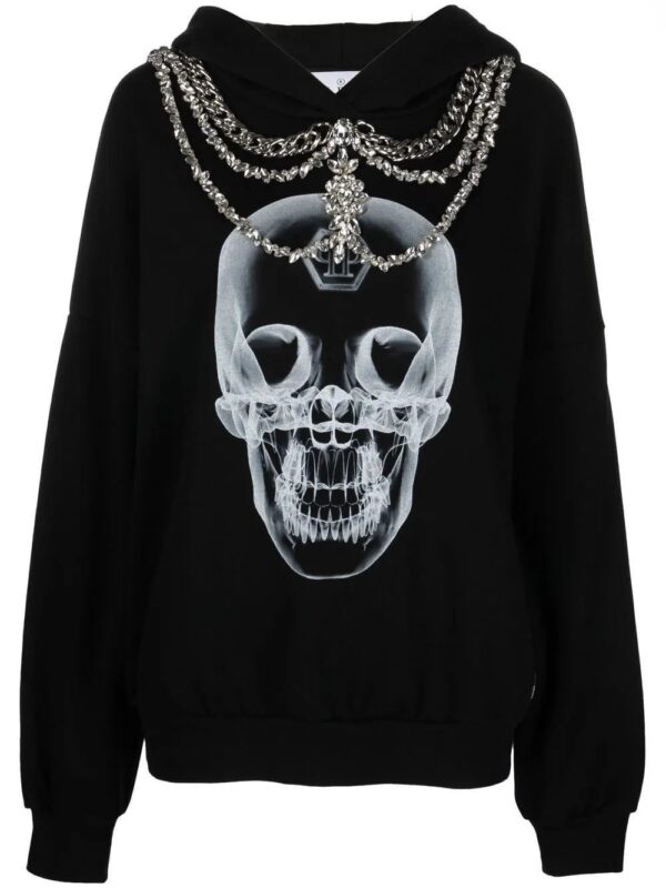Philipp Plein  X-Ray crystal-embellished hoodie