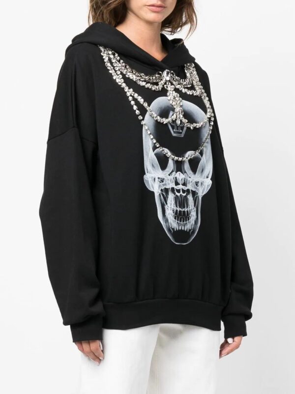 Philipp Plein  X-Ray crystal-embellished hoodie - Image 3