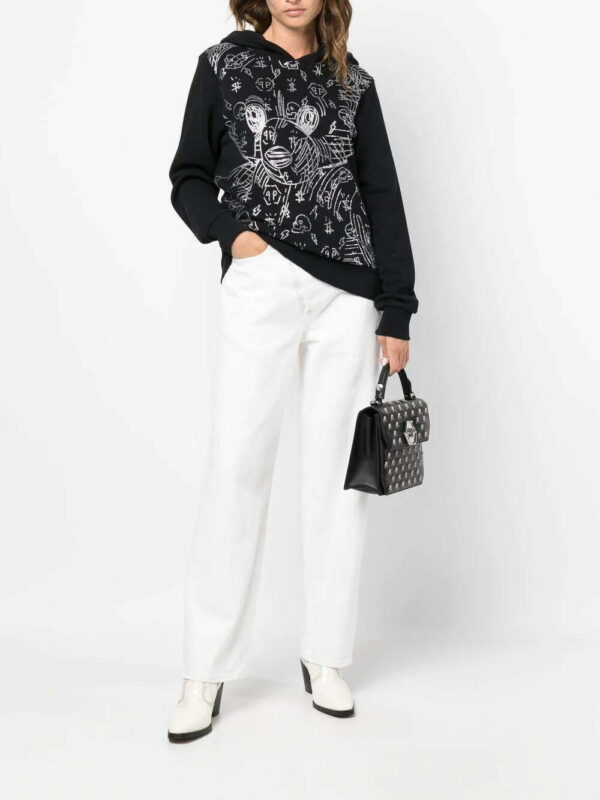 Philipp Plein  Teddy-Bear sequin-embellishment hoodie - Image 2