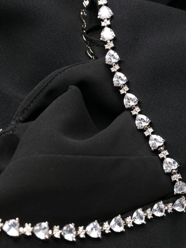 Philipp Plein crystal embellished asymmetrical mini dress - Image 7
