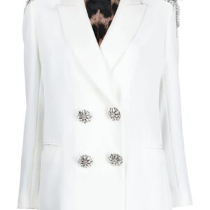 Philipp Plein  crystal-embellished double-breasted blazer