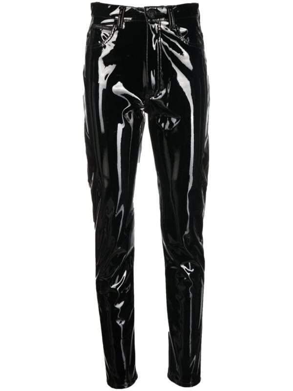 Philipp Plein  Super-High waisted biker trousers