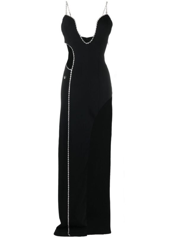 Philipp Plein embellished sleeveless maxi dress