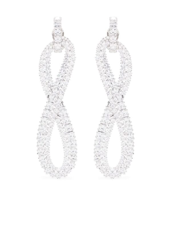 Swarovski  Hyperbola embellished clip-on earrings