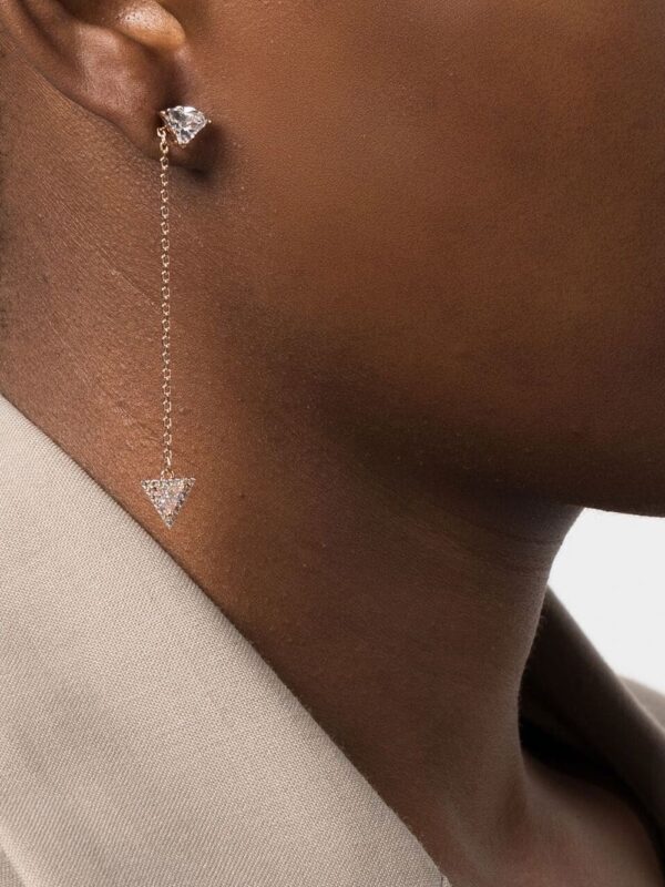 Swarovski  Ortyx triangle-cut drop earrings - Image 3