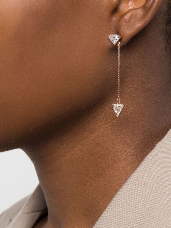 Swarovski  Ortyx triangle-cut drop earrings - Image 2