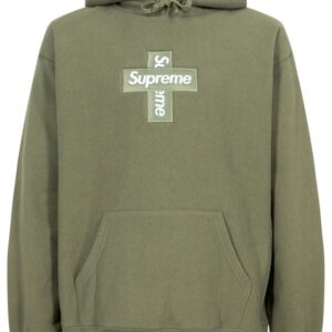 Supreme  cross box-logo hoodie
