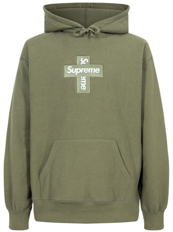 Supreme  cross box-logo hoodie