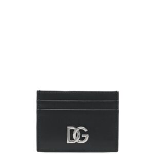 Dolce & Gabbana  logo-plaque leather cardholder