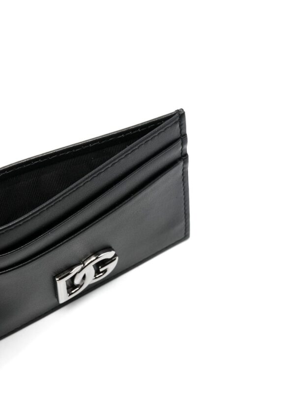 Dolce & Gabbana logo-plaque leather cardholder - Image 3