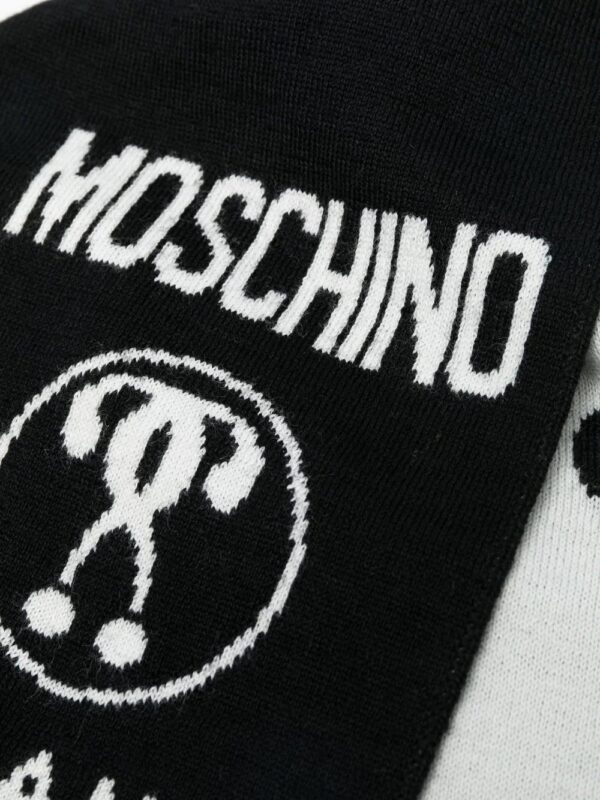 Moschino  intarsia-knit wool-blend scarf - Image 2