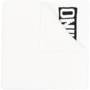 Moschino  intarsia-logo knit scarf