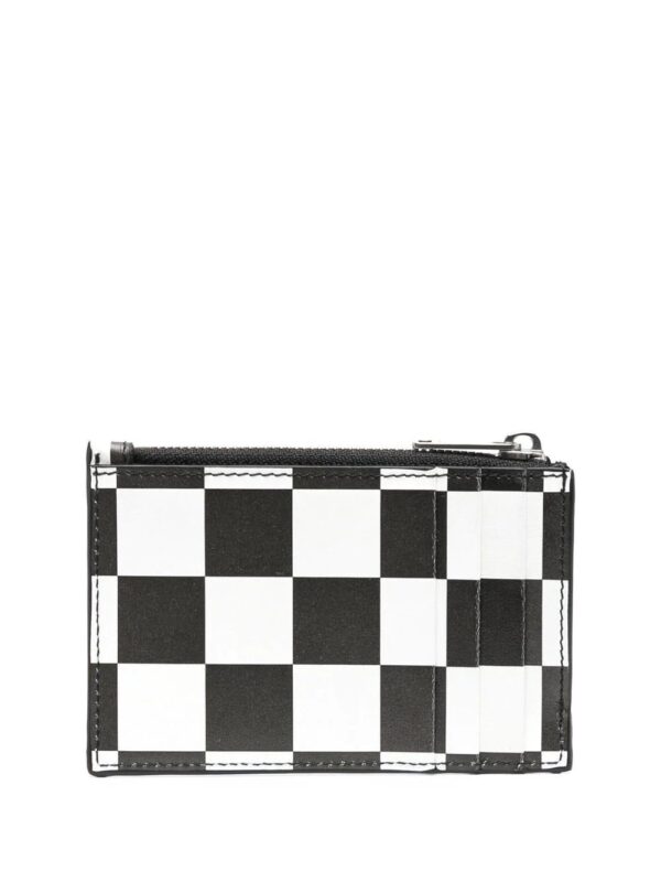 Palm Angels  Damier check print cardholder - Image 2