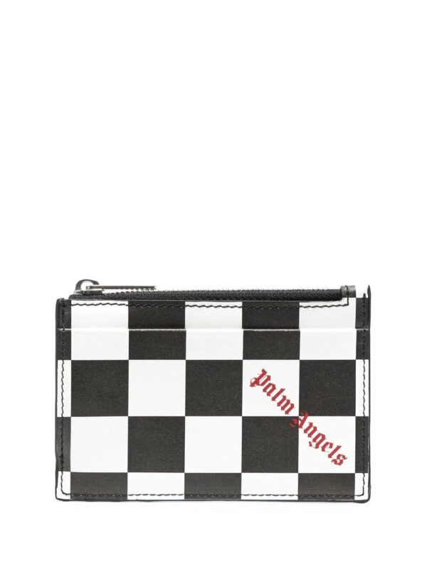 Palm Angels  Damier check print cardholder