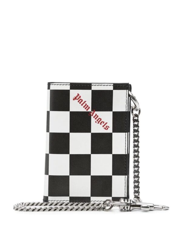 Palm Angels  Damier checkered cardholder