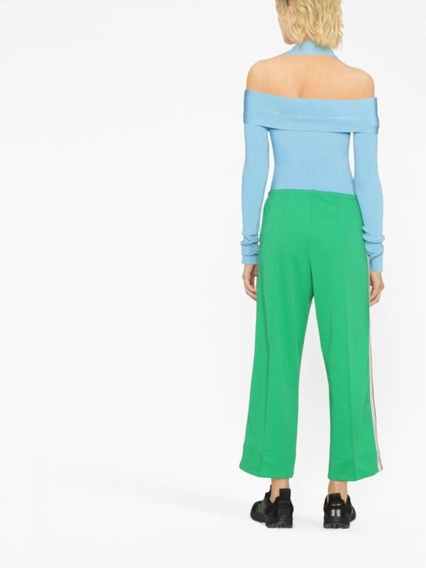 Palm Angels  logo print cotton track pants - Image 4