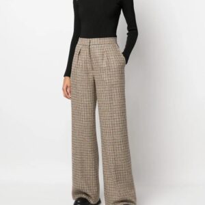 Palm Angels  checked wide-leg trousers