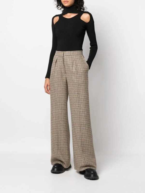 Palm Angels  checked wide-leg trousers