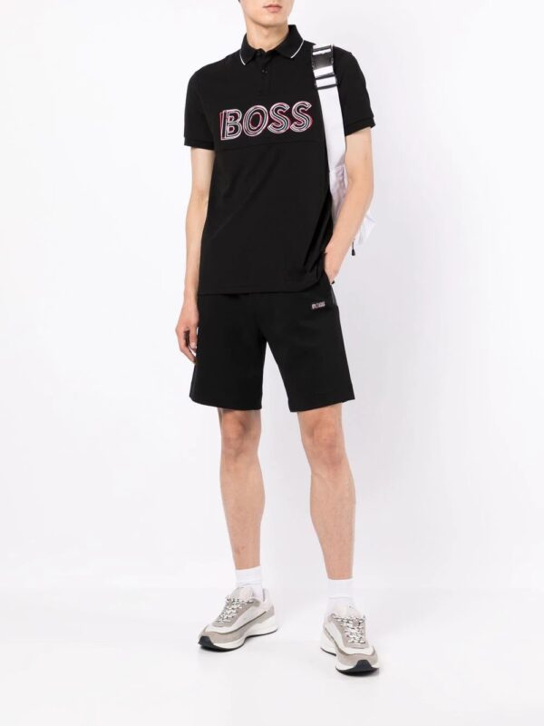 BOSS  logo-embroidered polo shirt - Image 2