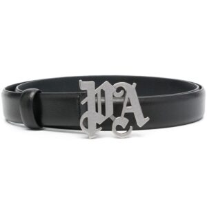 Louis Vuitton Monogram Caviar logo-buckle belt
