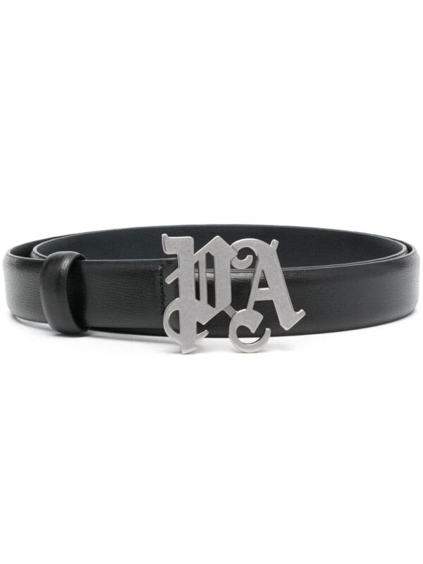 Louis Vuitton Monogram Caviar logo-buckle belt