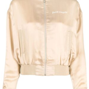 Palm Angels striped bomber jacket