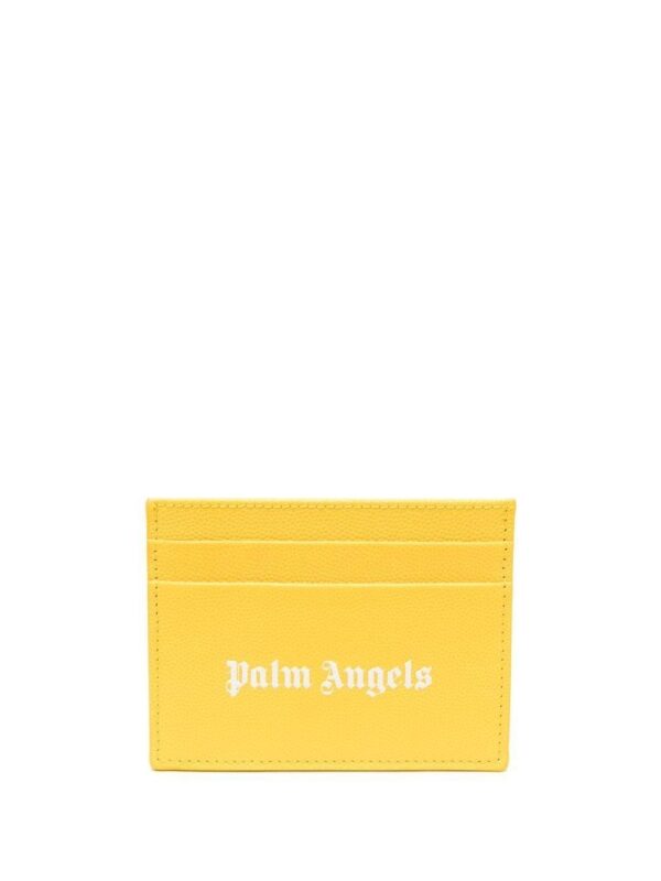 Palm Angels  Gothic logo-print cardholder