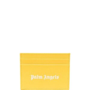 Palm Angels  Gothic logo-print cardholder