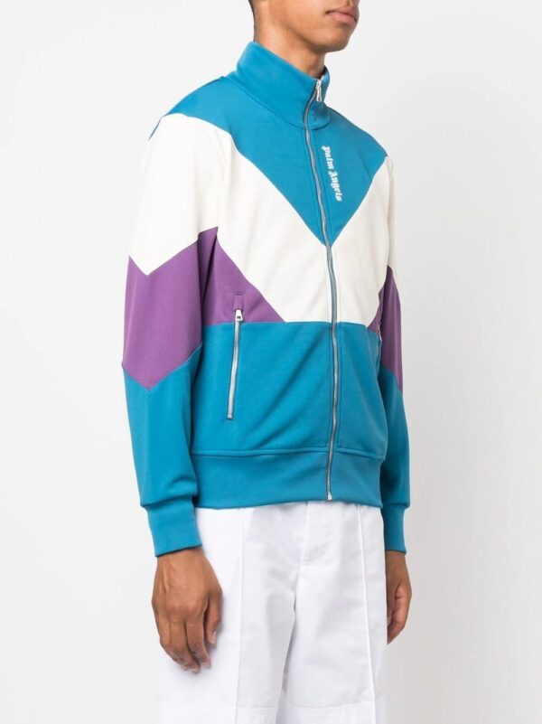Palm Angels  colour-block track jacket - Image 3