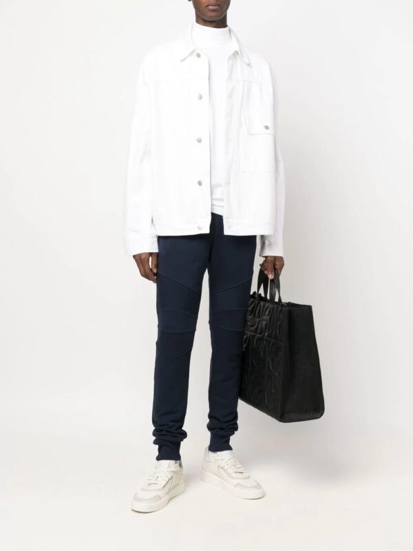 Balmain  ribbed drawstring track pants - Image 2
